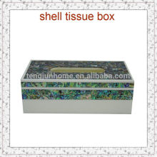 Mother of pearl bathroom decor product, MOP tissue box